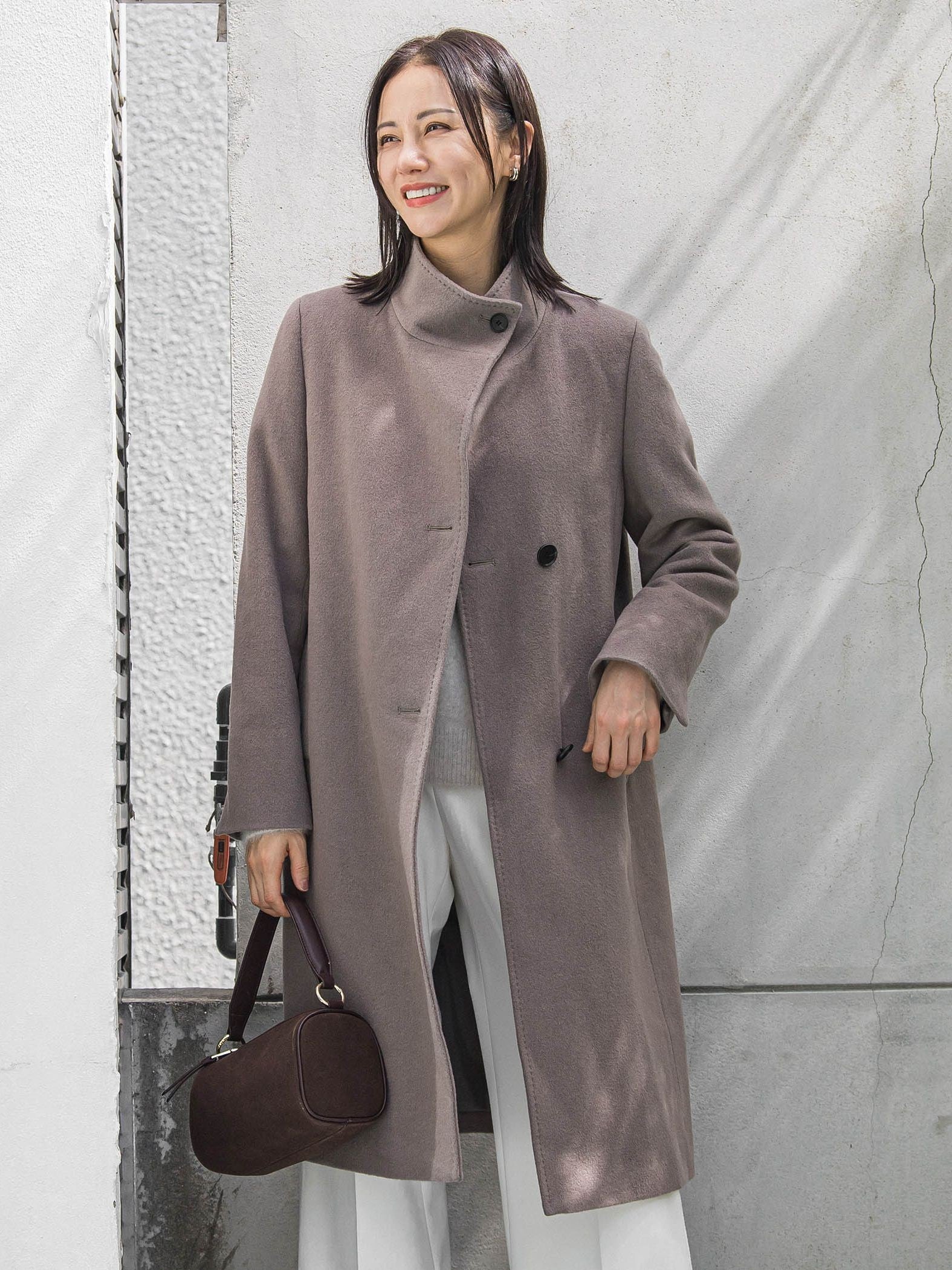 【カタログ掲載】プレミアムウールカシミヤロングコート