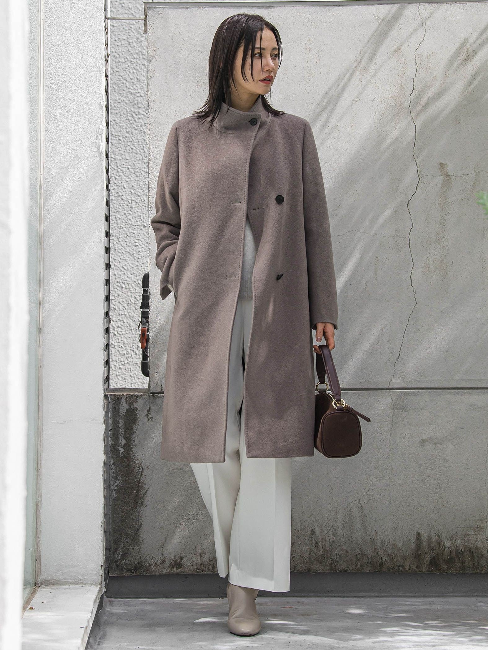 【カタログ掲載】プレミアムウールカシミヤロングコート