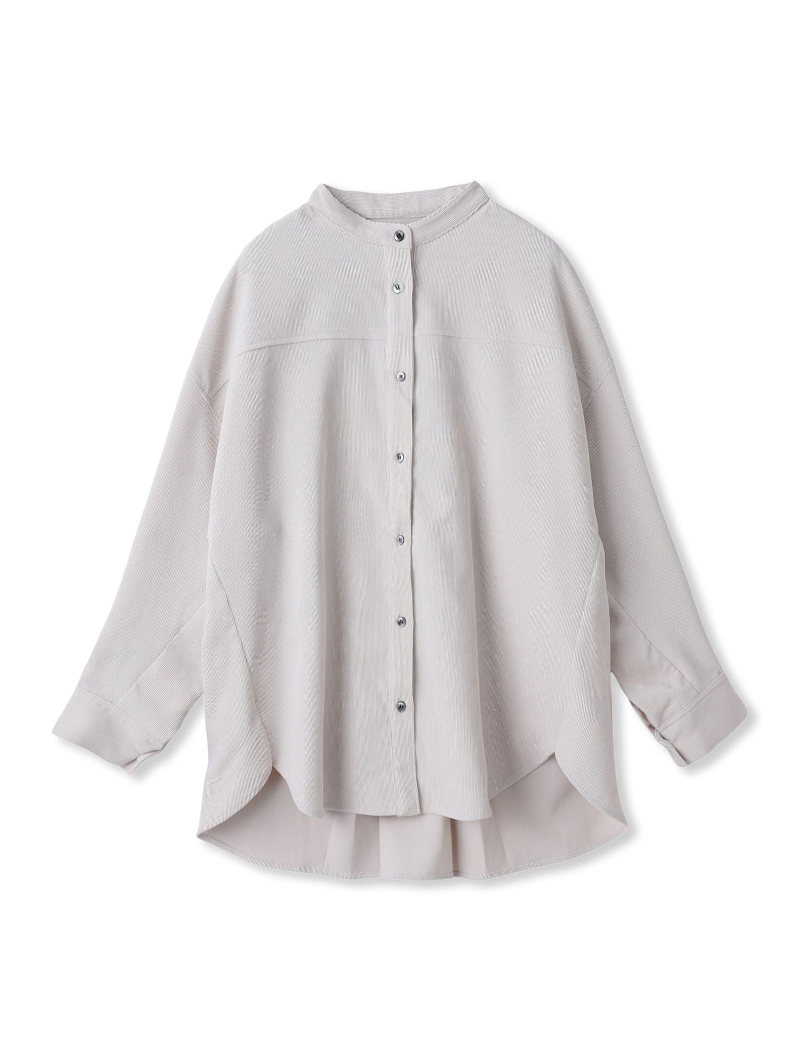 コーデュロイバックタックシャツ≪手洗い可能≫