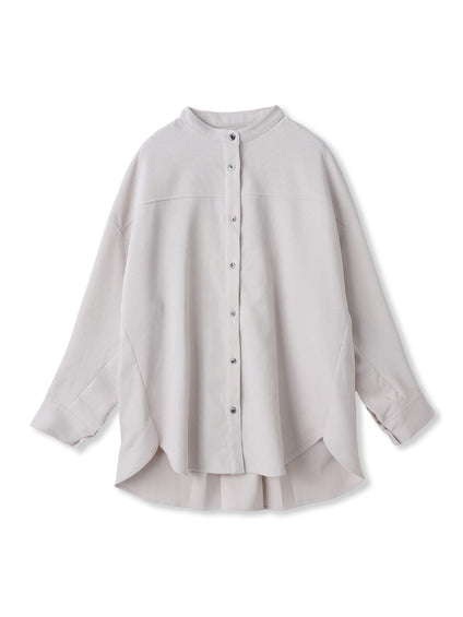 コーデュロイバックタックシャツ≪手洗い可能≫