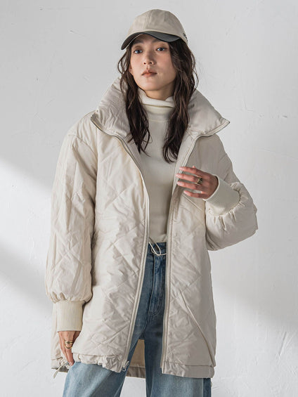 中綿リバーシブルコート≪手洗い可能≫