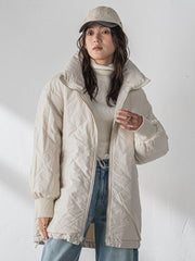 中綿リバーシブルコート≪手洗い可能≫