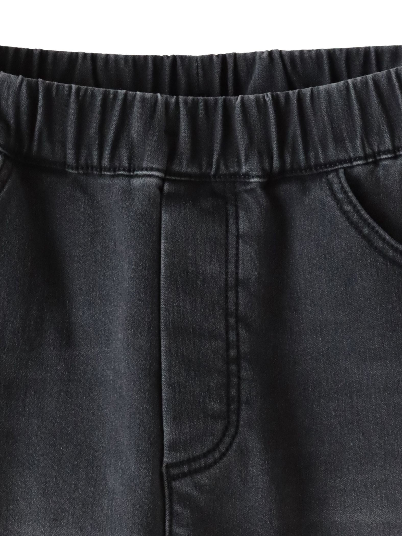 【WEB限定/大きいサイズ】”楽暖”あったか裏起毛スキニーデニム≪洗濯機で洗える≫