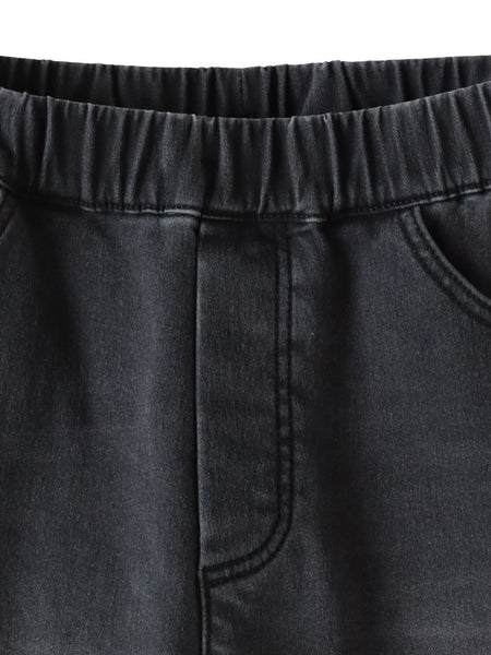 【WEB限定/大きいサイズ】”楽暖”あったか裏起毛スキニーデニム≪洗濯機で洗える≫