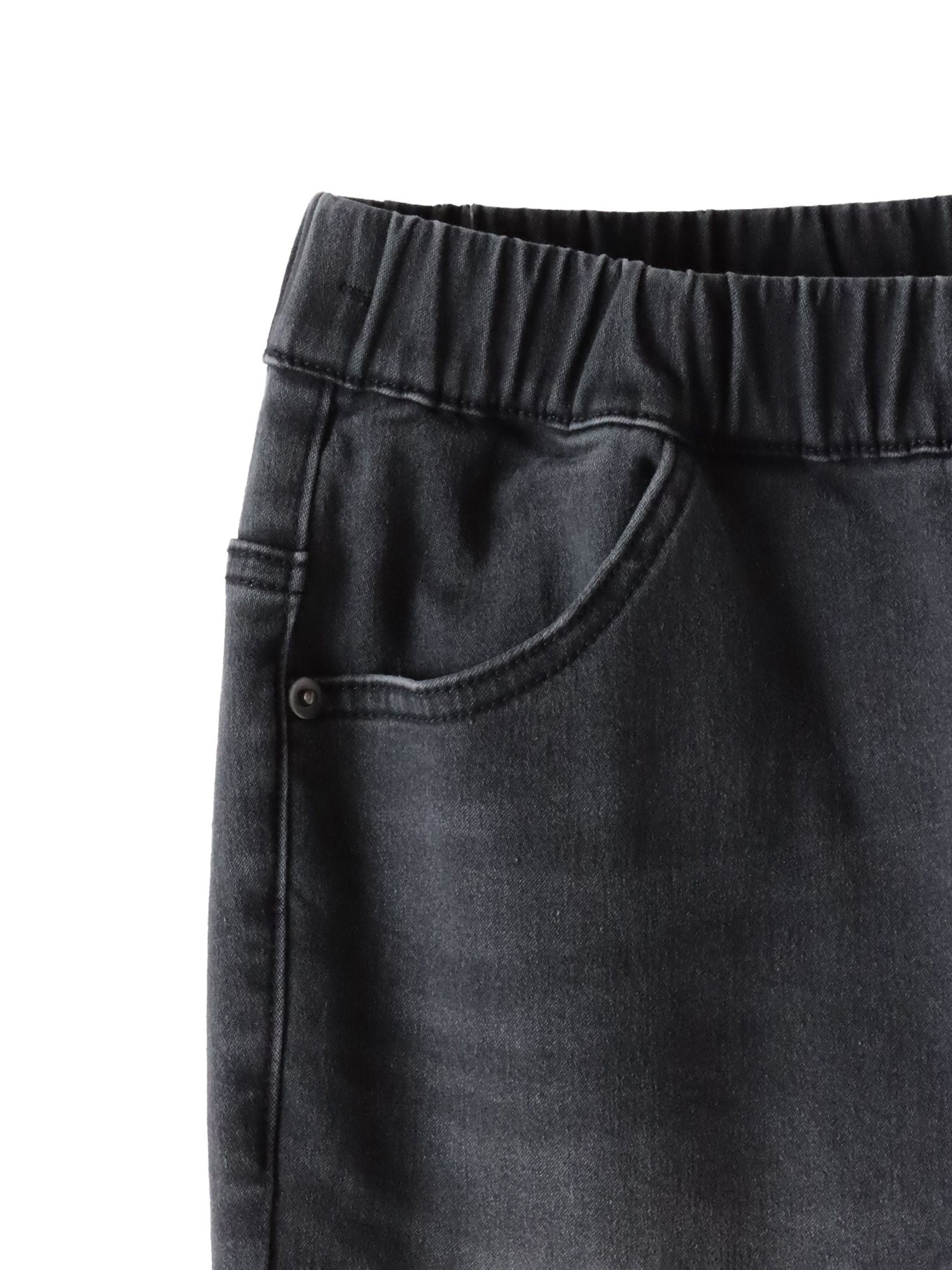 【WEB限定/大きいサイズ】”楽暖”あったか裏起毛スキニーデニム≪洗濯機で洗える≫