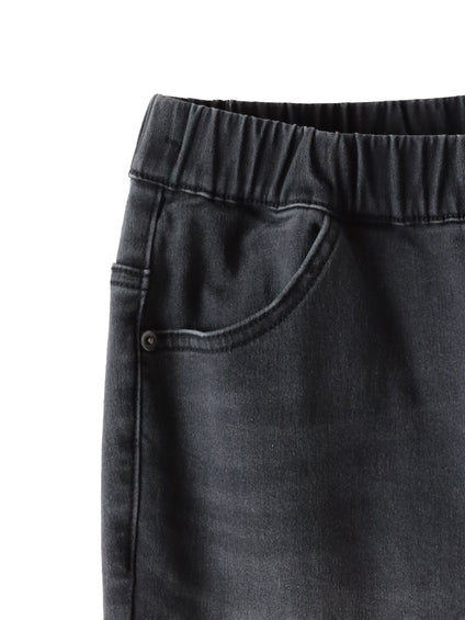 【WEB限定/大きいサイズ】”楽暖”あったか裏起毛スキニーデニム≪洗濯機で洗える≫