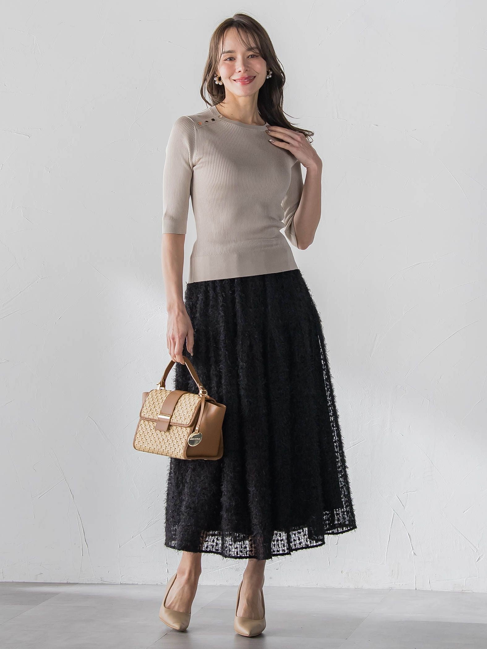 LUCINDAリブニット