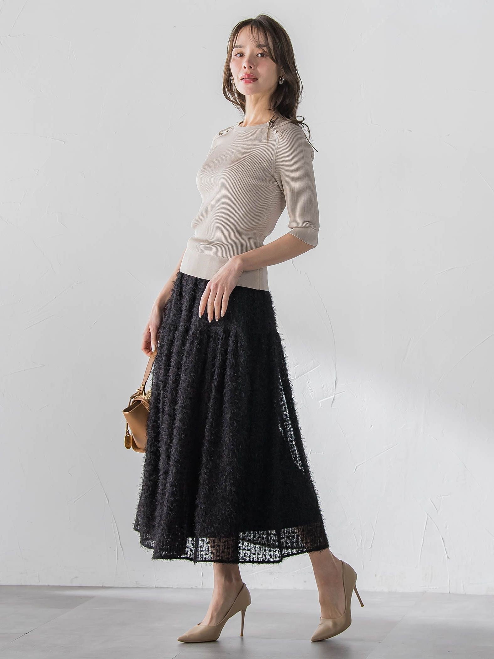 LUCINDAリブニット