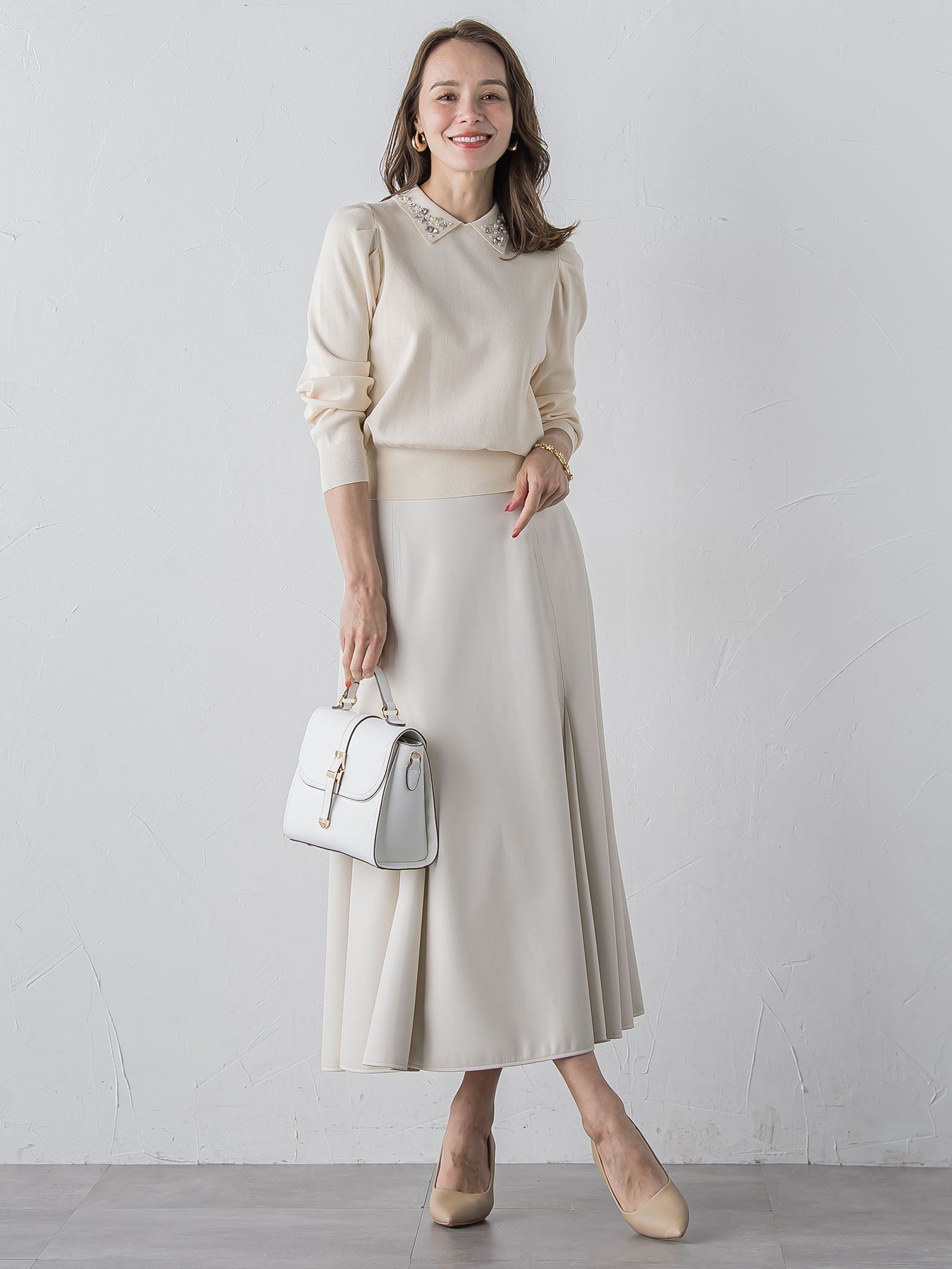 フェイクレザーマーメイドスカート