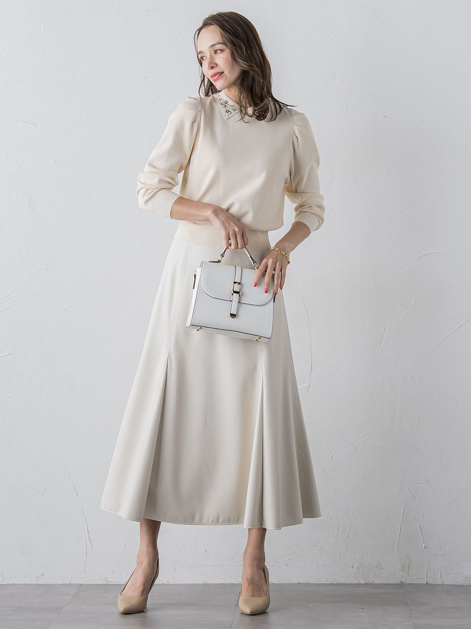 フェイクレザーマーメイドスカート