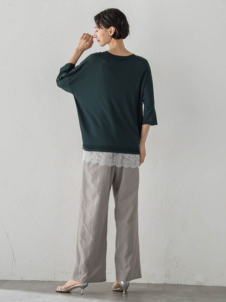 【大きいサイズ】ゆるTシャツニット