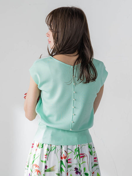 LUCINDA前後2wayパールニット