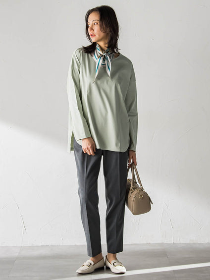 【WEB限定】プレミアムコットンコンフォートカットソー≪3サイズ/洗濯機で洗える/接触冷感≫