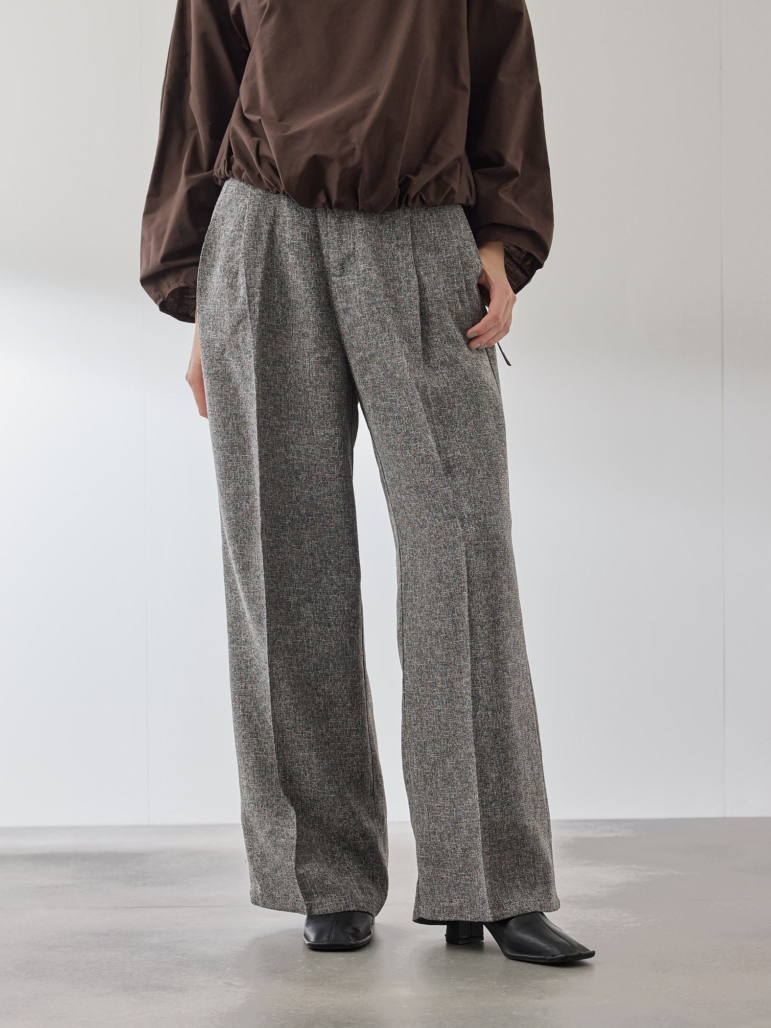 ライトツィードタックパンツ≪手洗い可能≫