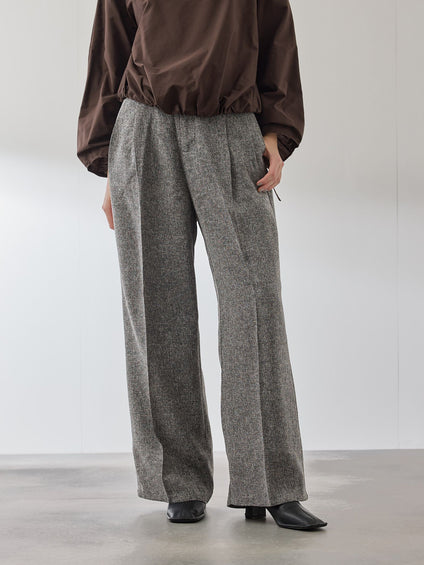 ライトツィードタックパンツ≪手洗い可能≫