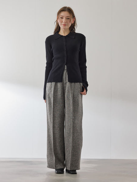 ライトツィードタックパンツ≪手洗い可能≫