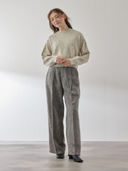 ライトツィードタックパンツ≪手洗い可能≫