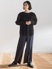 【大きいサイズ】リネンライクオックスパンツ