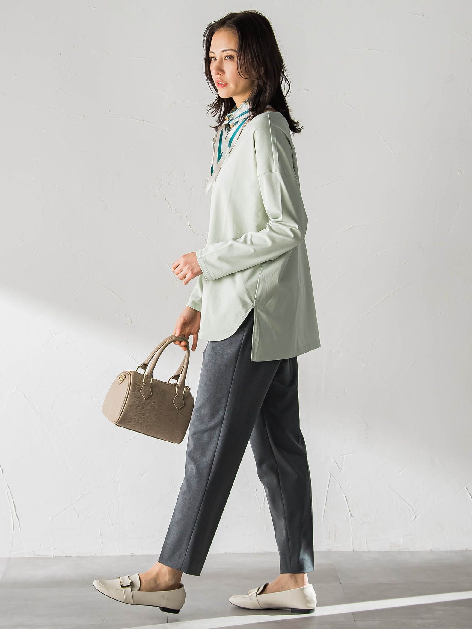 【WEB限定】プレミアムコットンコンフォートカットソー≪3サイズ/洗濯機で洗える/接触冷感≫