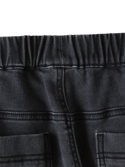 【WEB限定/大きいサイズ】”楽暖”あったか裏起毛スキニーデニム≪洗濯機で洗える≫