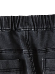 【WEB限定/大きいサイズ】”楽暖”あったか裏起毛スキニーデニム≪洗濯機で洗える≫