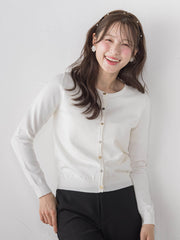 45TH限定≪QCロゴ入り≫マルチ釦ツインニット