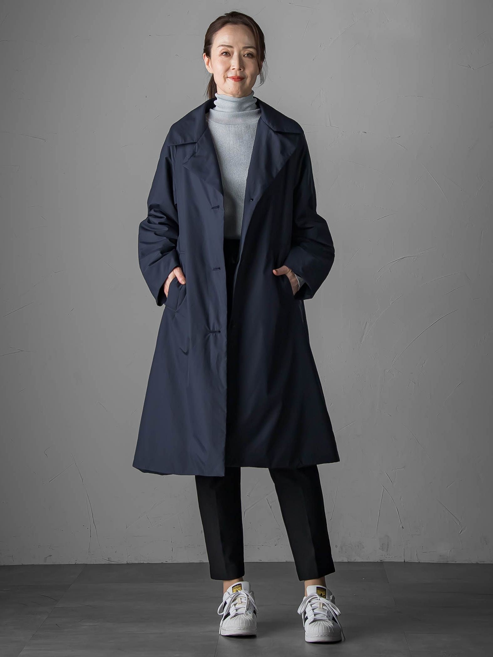 <保温・蓄熱>空気をまとう”軽暖”コート