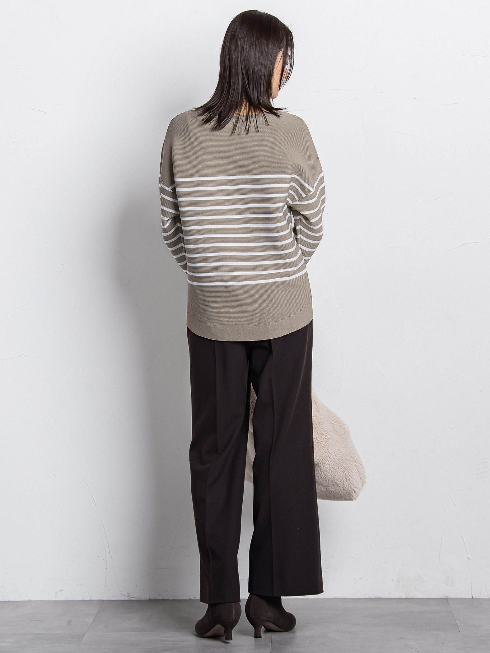 【WEB限定】ソデボタンガーターニット≪11号あり/洗える≫