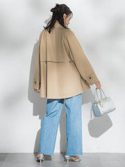 【ラク軽トレンチ】ラグランスリーブジャケット