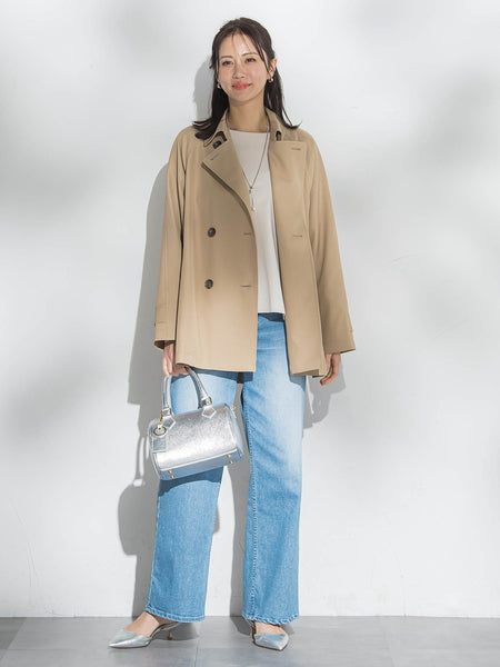 【ラク軽トレンチ】ラグランスリーブジャケット