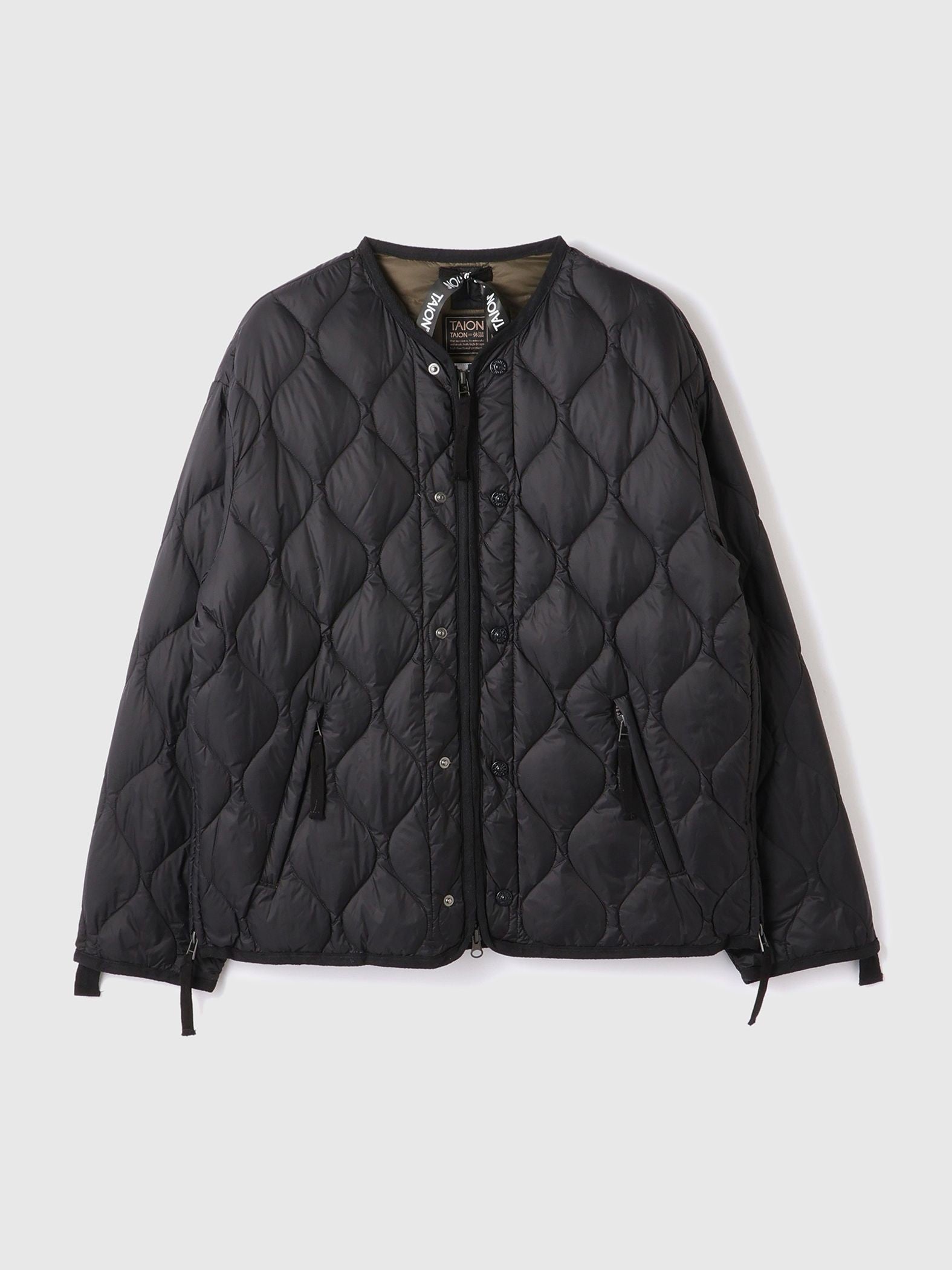 TAION　ダブルジップダウンジャケット≪手洗い可能≫