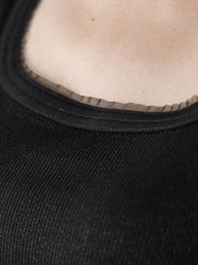 リブスクエアタンクトップ