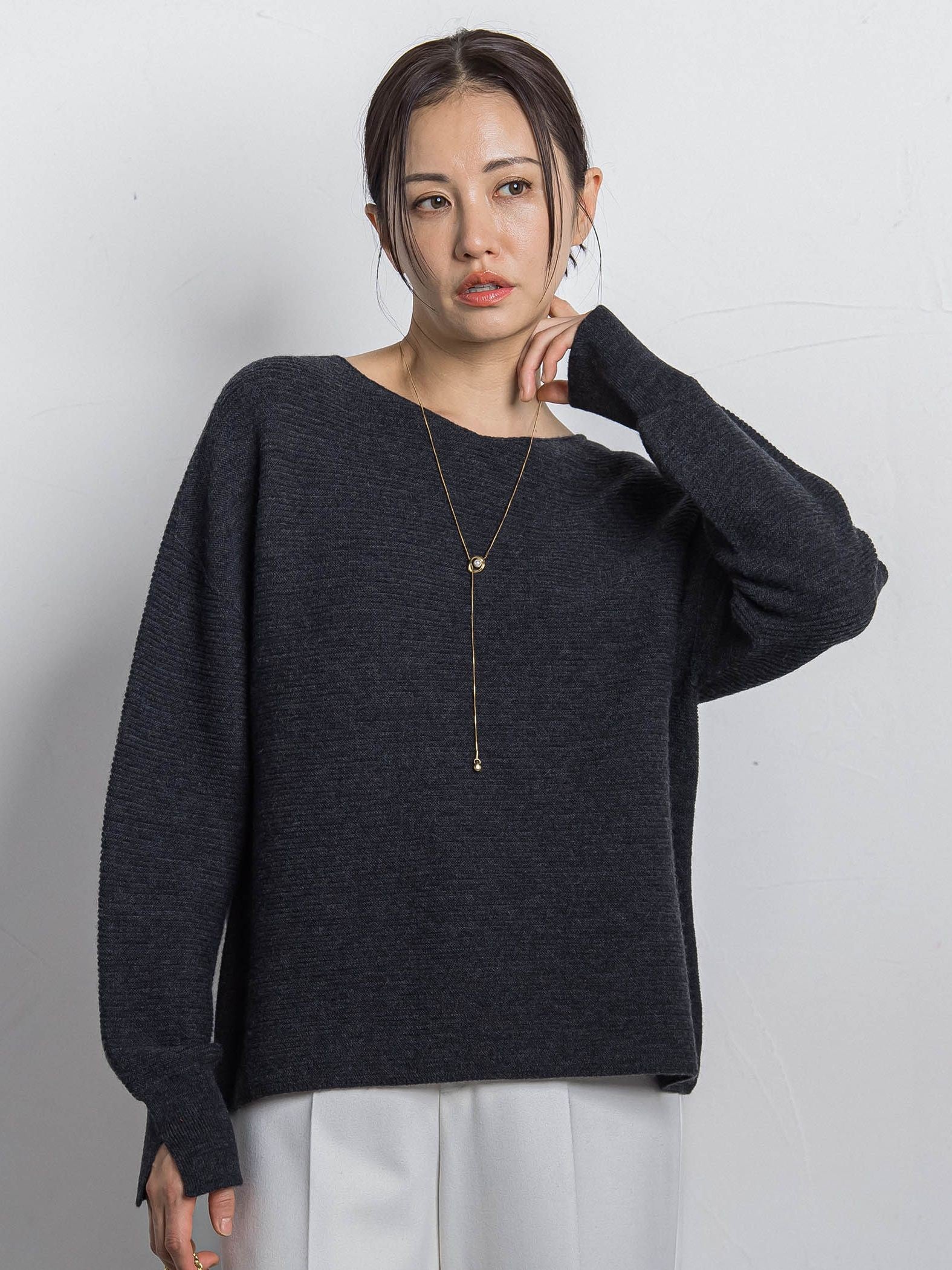 ホールガーメントガーターニット≪WEB限定11号/洗える≫