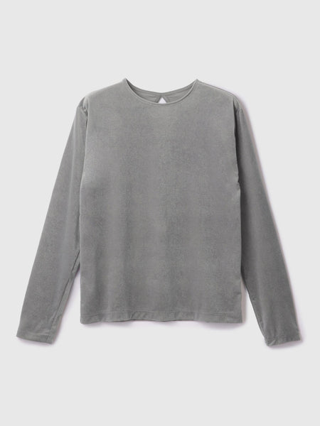 シアーベロアロングスリーブカットソー【日本製】