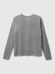 シアーベロアロングスリーブカットソー【日本製】