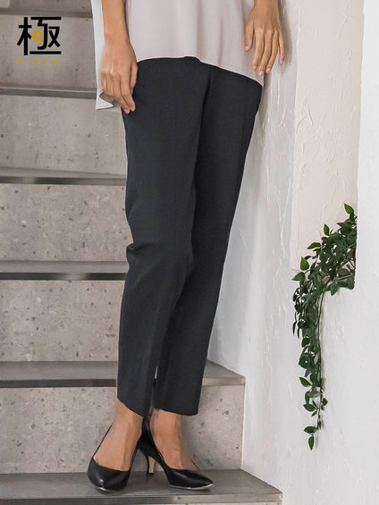 【WEB限定/+5cm丈長め】【極・名品パンツ】シェルタリングテーパードパンツ