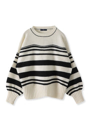 【WEB限定】”ふんわり着心地”ランダムボーダーニット