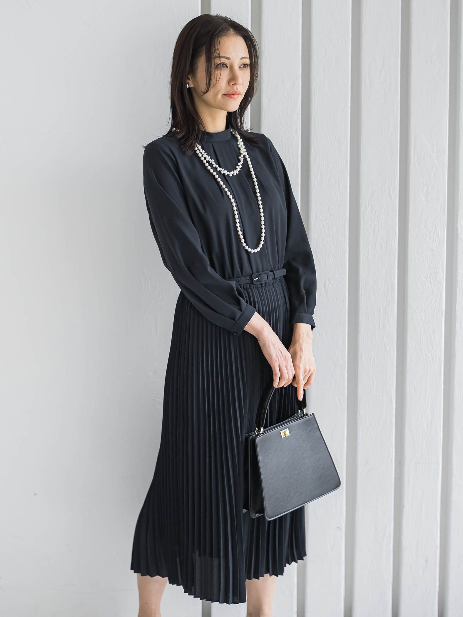 3WAYパール調ネックレス