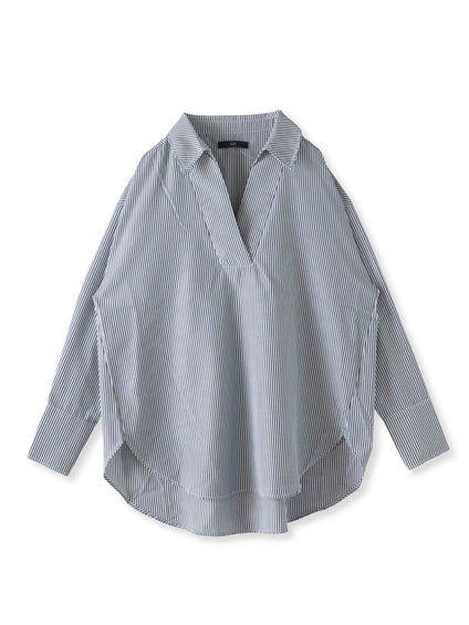 【WEB限定】”3コーデが叶う2点セット”ニット×シャツ≪手洗い可能≫