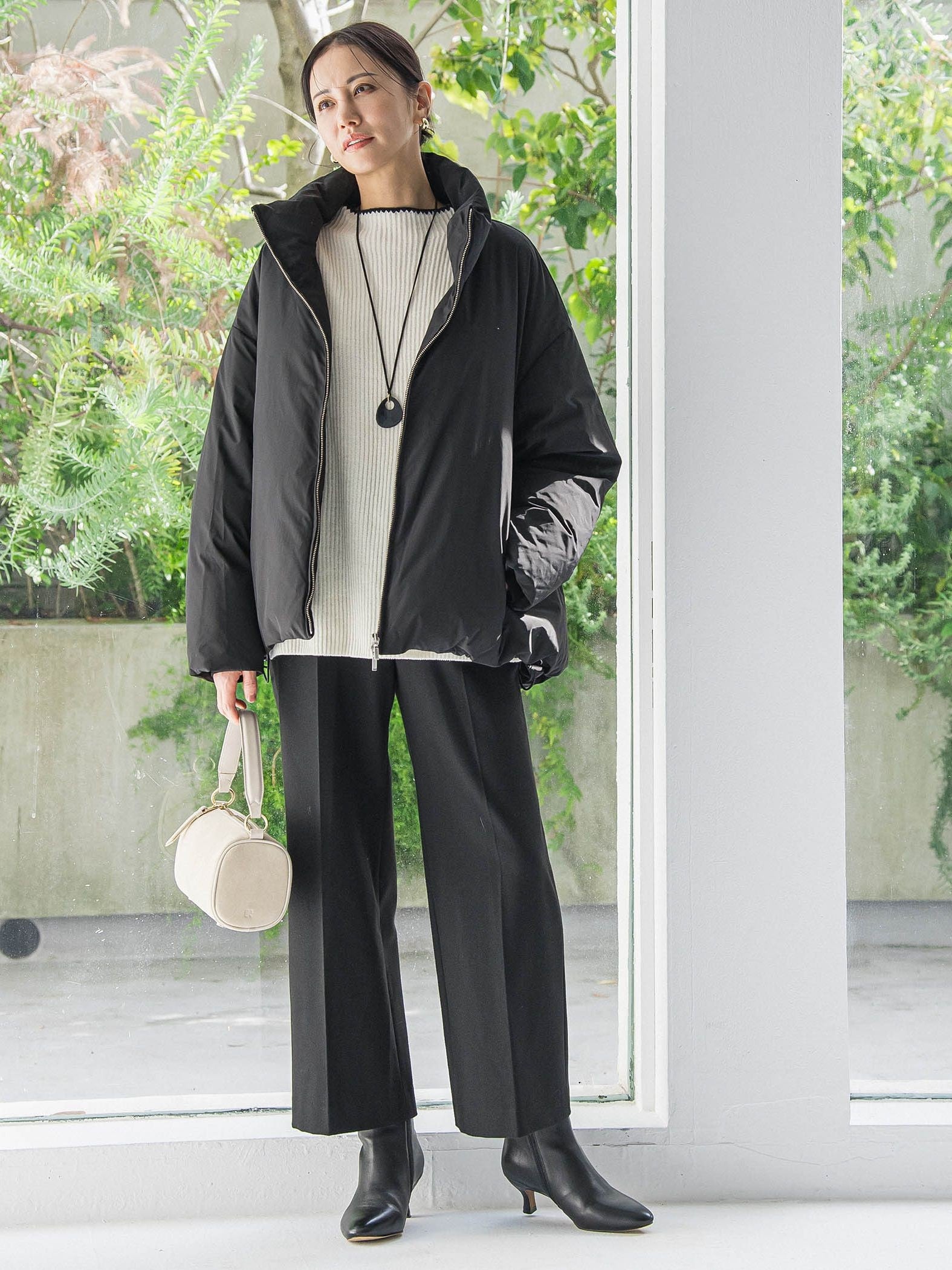 スタンドカラーダウンブルゾン≪WEB限定11号サイズ≫