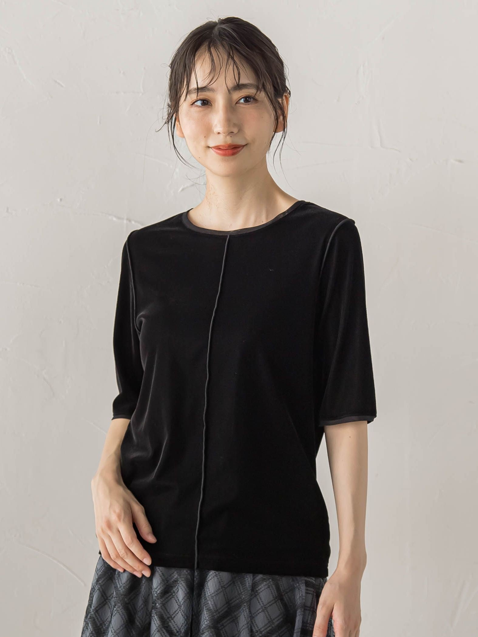 シアーベロアTシャツ