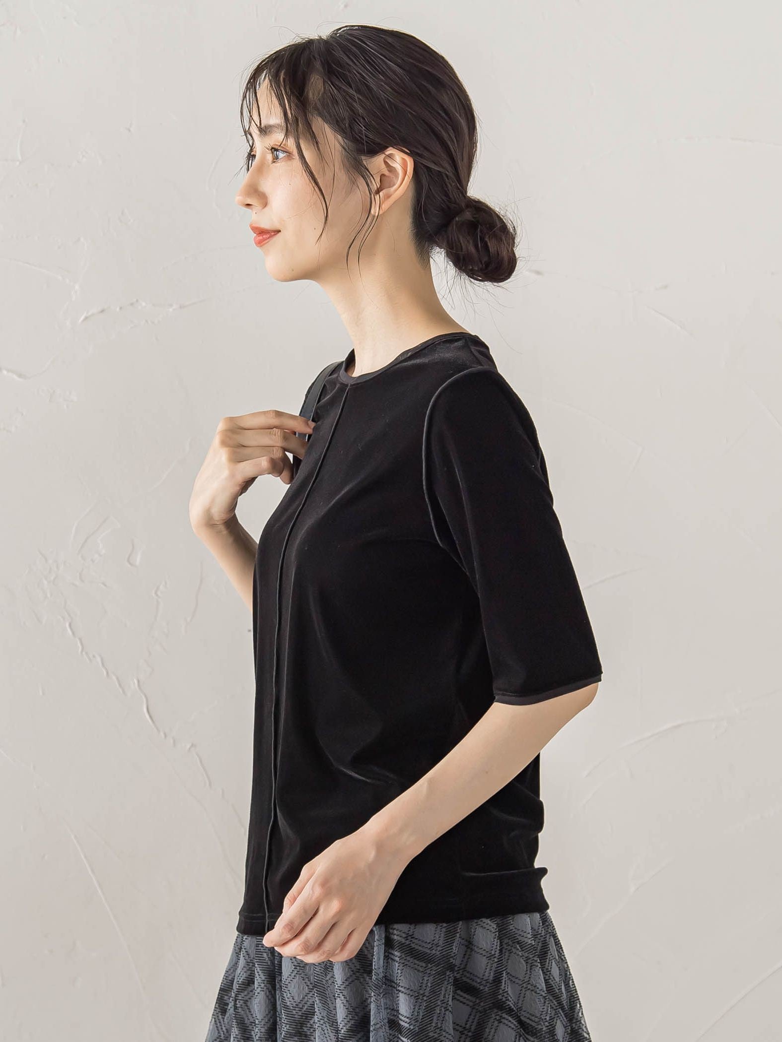 シアーベロアTシャツ