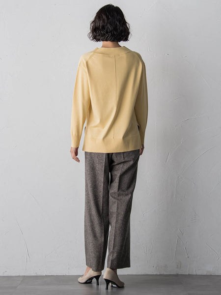 ウールラメシャンブレーパンツ