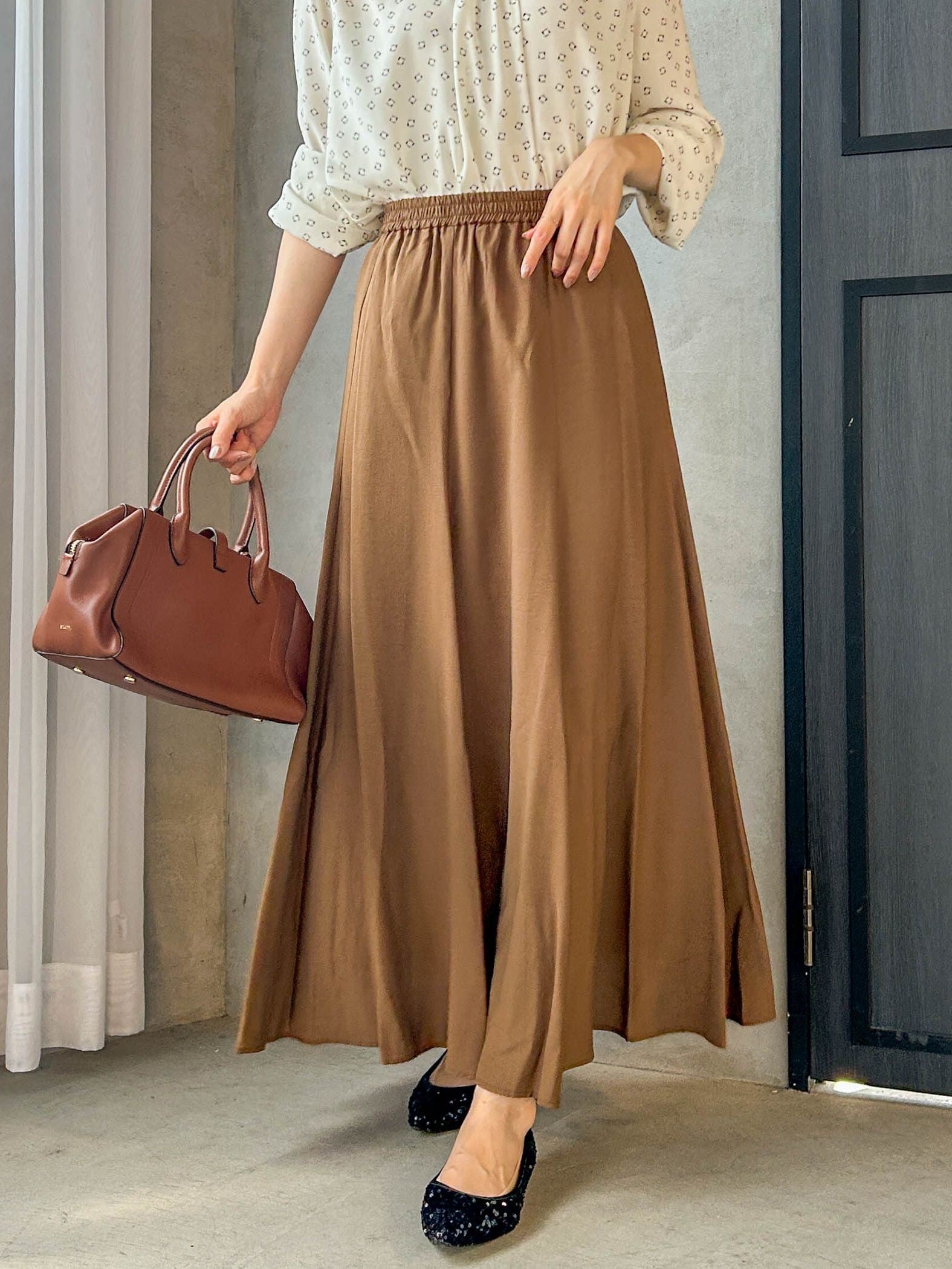 【WEB限定】カルゼフレアスカート