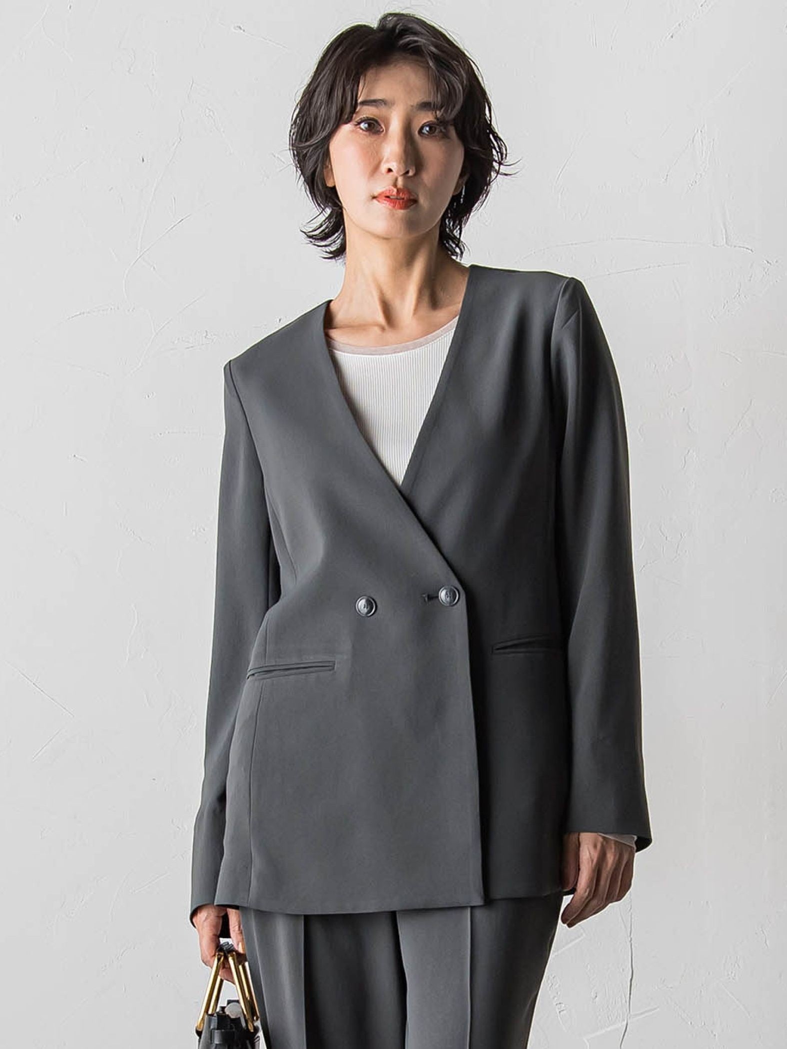 ハイストレッチカルゼジャケット