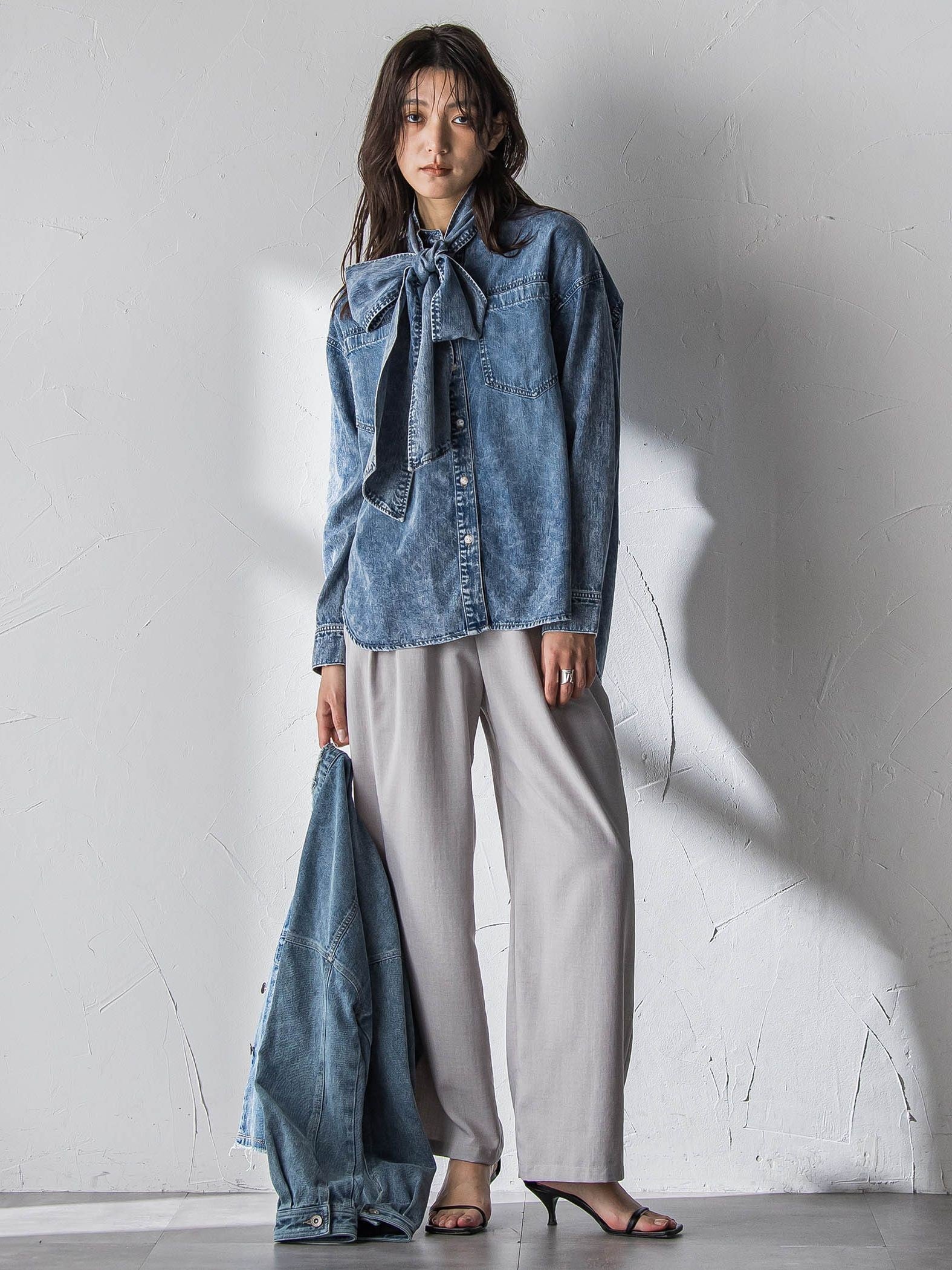 【一瞬で楽とキレイを叶える】タンブラーオックスイージーワイドパンツ≪手洗い可能≫