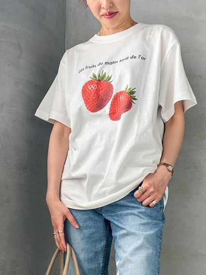 【WEB限定】【RegencyWorks】フルーツTシャツ strawberry