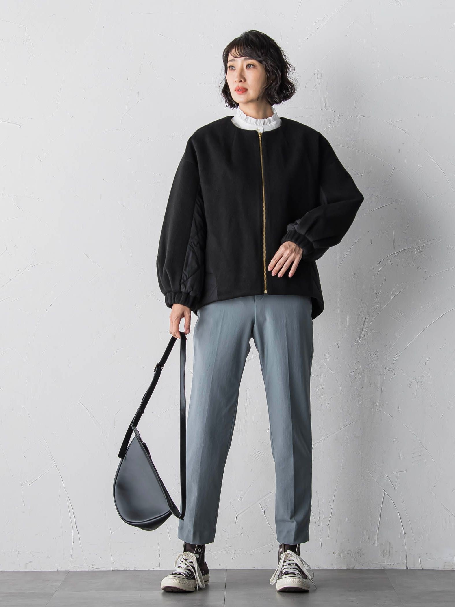 【大きいサイズ】<極>”ラクきれい”裏起毛ジョグパン