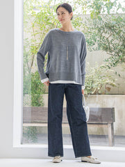 袖レースインナーカットソー