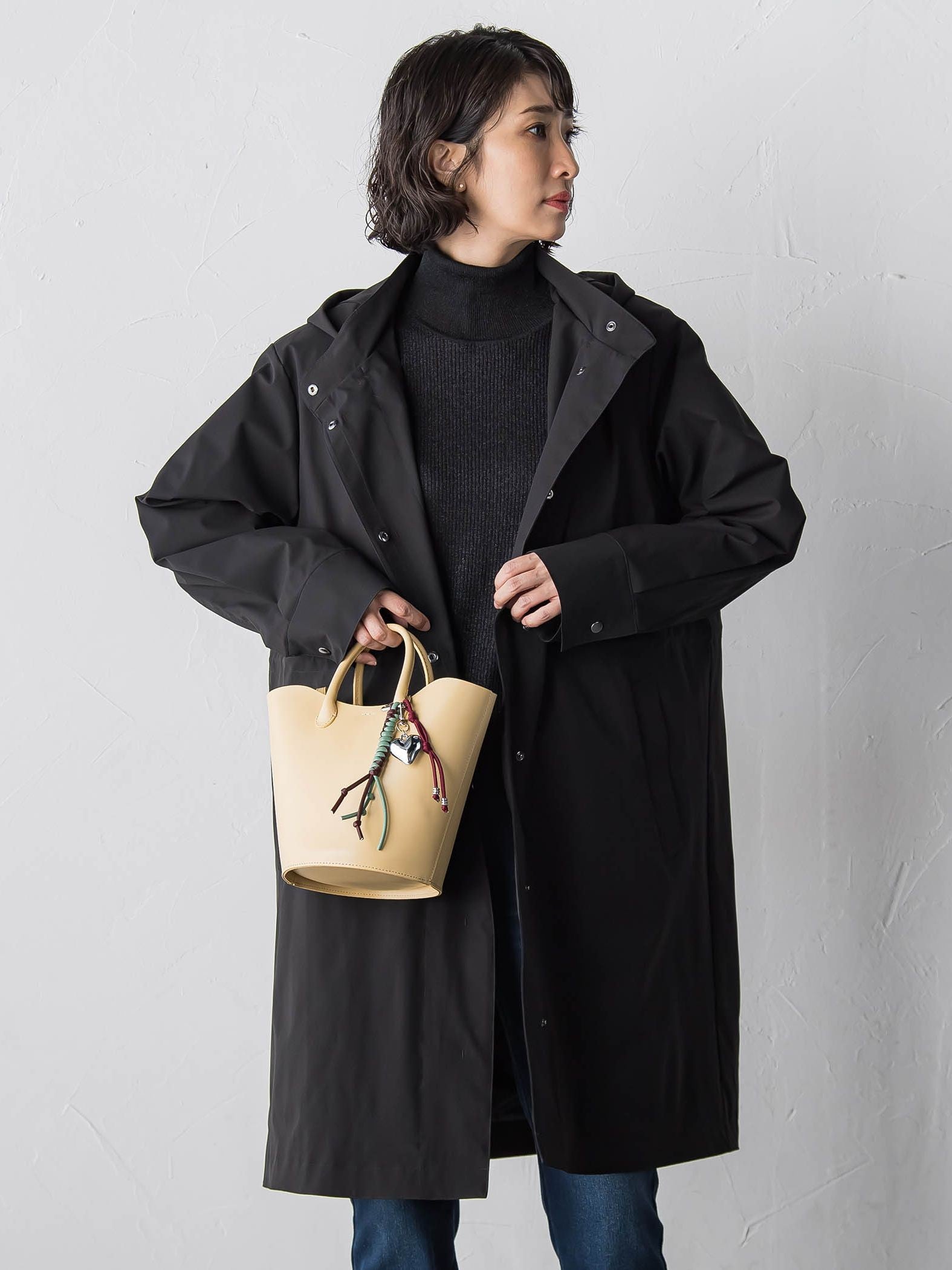 ラメリブタートルニット